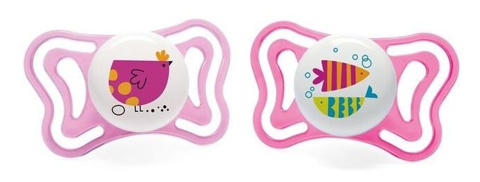 CHICCO SUCCHIETTO LIGHT GIRL SILICONE 16-36 MESI 2 PEZZI
