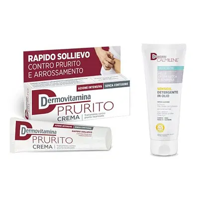 DERMOVITAMINA PRURITO CREMA 30 ML + CALMILENE SENSIOIL 250 ML DERMOVITAMINA PRURITO CREMA 30 ML + CALMILENE SENSIOIL 250 ML