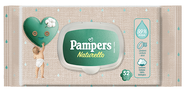 Wipes Pampers Protezione Pura Naturello 52 Salviette