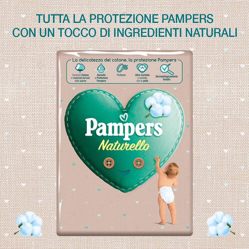 Pampers Protezione Pura Naturello Midi Cp 22 Pezzi