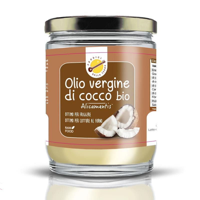 Olio Vergine Di Cocco Bio 500 Ml Alicamentis