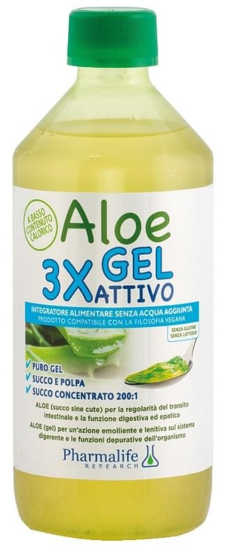 Aloe Gel 3 X Attivo 500 Ml