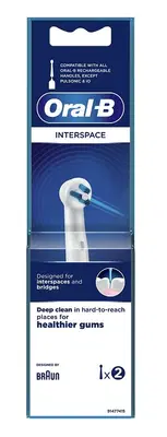 ORALB INTERSPACE TESTINA PER SPAZZOLINO ELETTRICO 2 PEZZI ORALB INTERSPACE TESTINA PER SPAZZOLINO ELETTRICO 2 PEZZI
