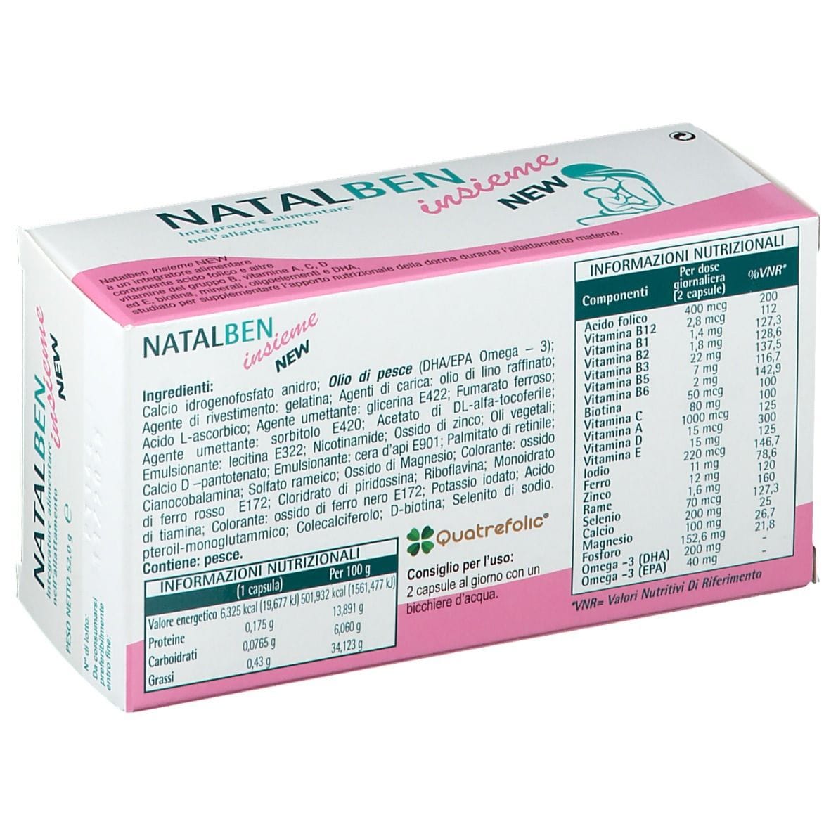 NATALBEN INSIEME NEW 60 CAPSULE