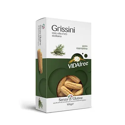 VIDAFREE GRISSINI MINI SNACK GUSTO ROSMARINO 100 G VIDAFREE GRISSINI MINI SNACK GUSTO ROSMARINO 100 G
