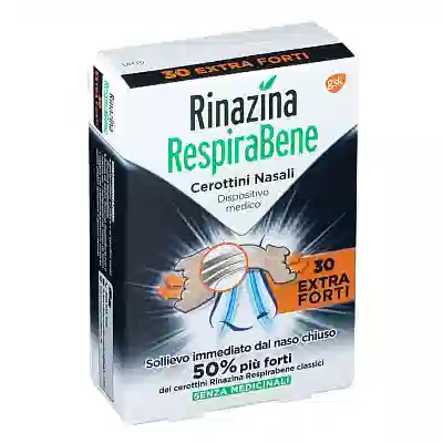 RINAZINA RESPIRABENE CEROTTINO EXTRA FORTE 30 PEZZI