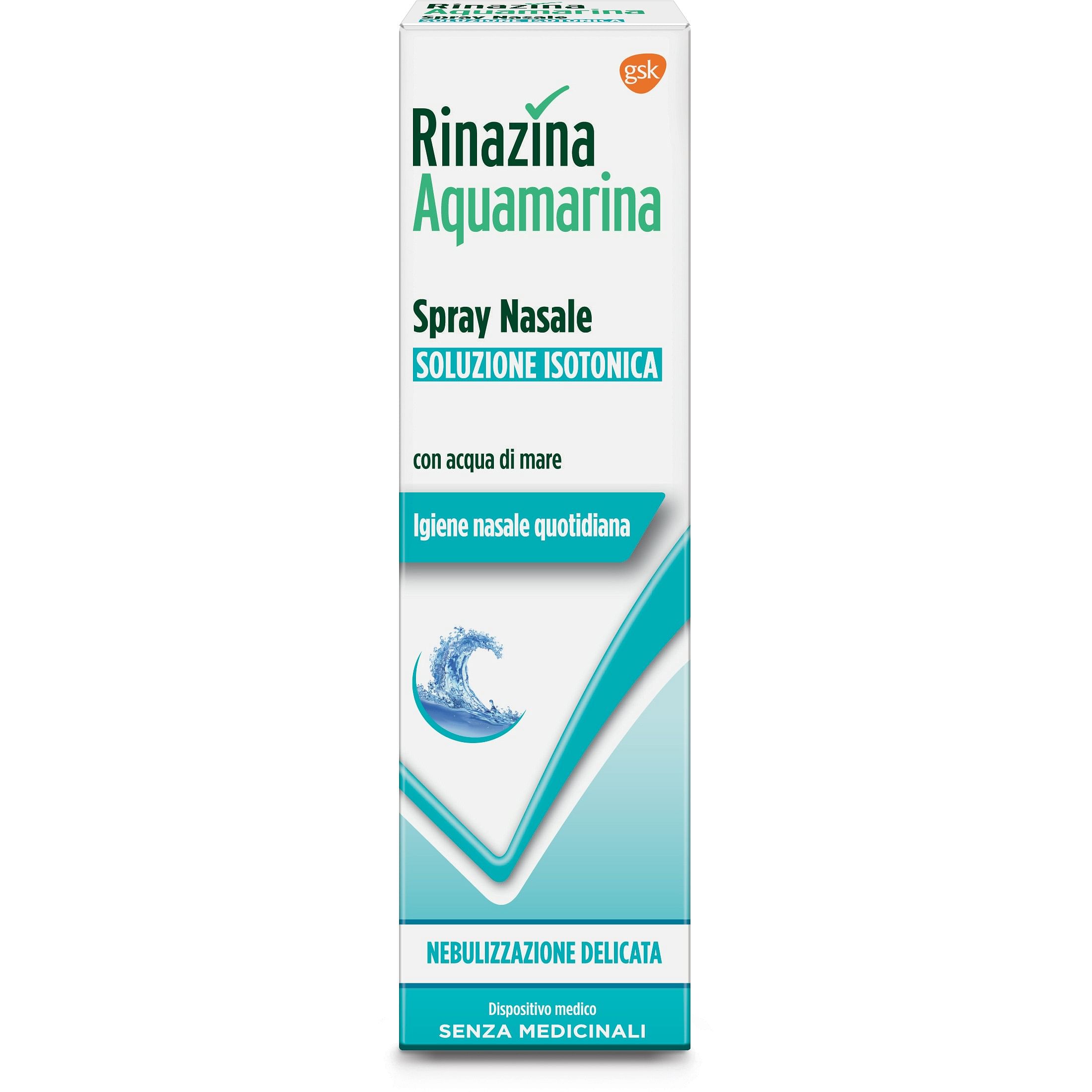 Rinazina Aquamarina Isotonica Spray Nebulizzazione Delicata 100 Ml