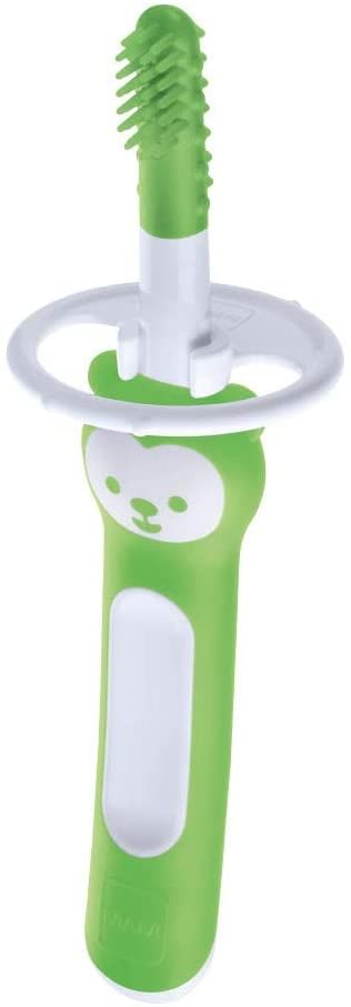 Mam Massaging Brush Per Pulizia Cavità Orale Del Bambino Colore Verde, 1 Pezzo-image