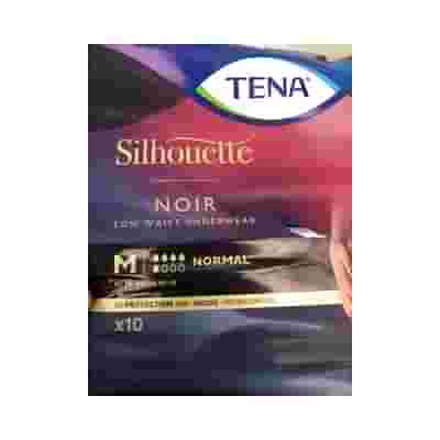 TENA SILHOUETTE NOIR M 10 PEZZI