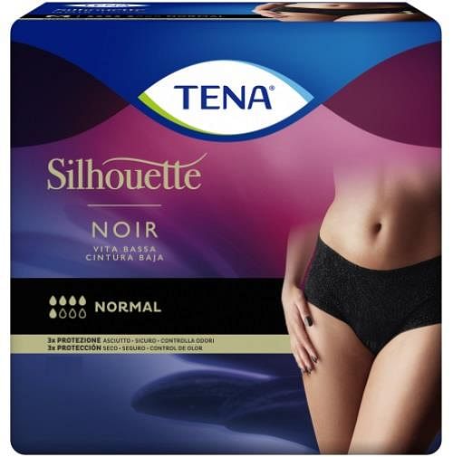 Tena Silhouette Noir L 9 Pezzi