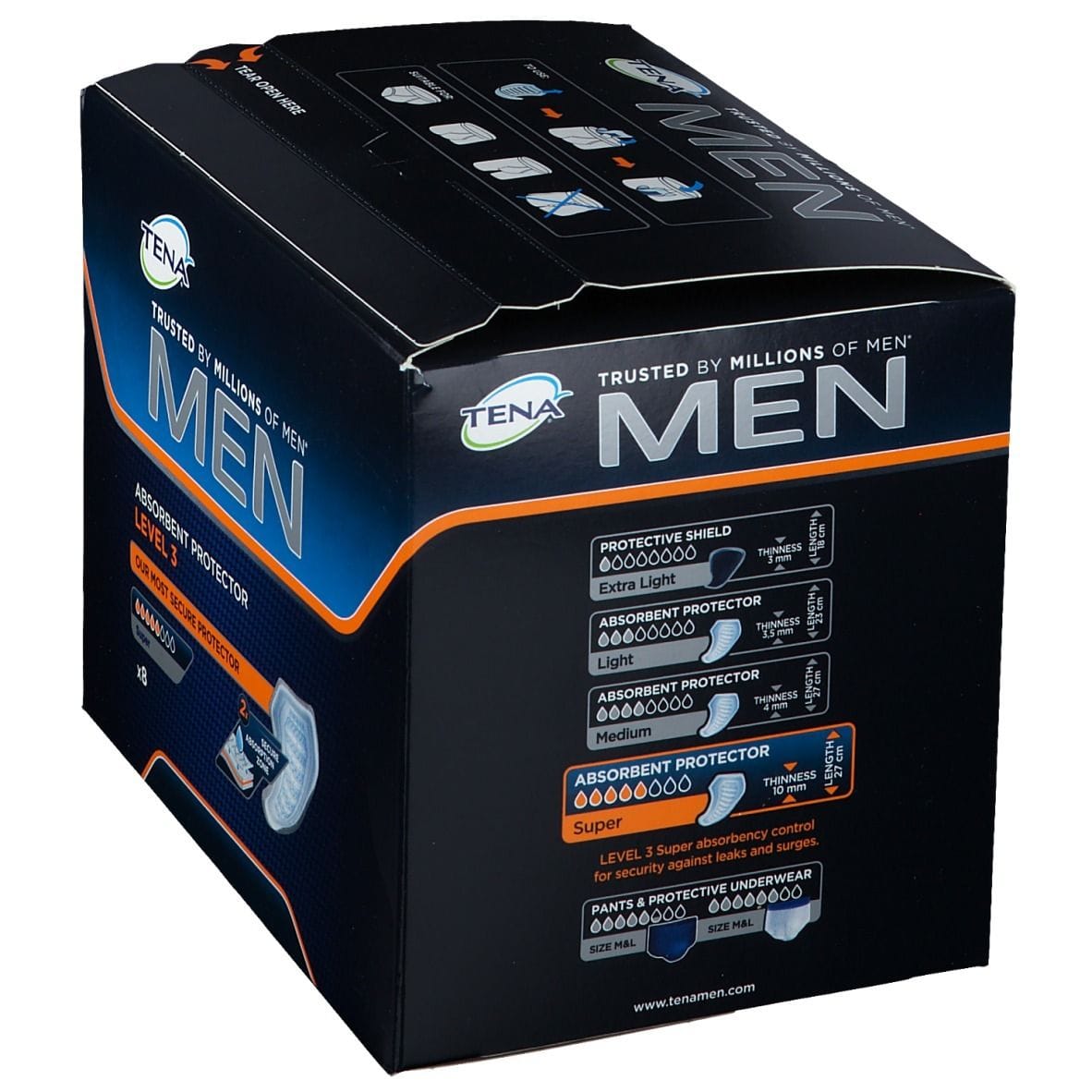 TENA MEN LIVELLO 3 8 PEZZI