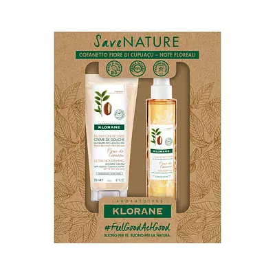 KLORANE COFANETTO FIORE DI CUPUACU 1 OLIO 150 ML + 1 GEL DOCCIA 200 ML KLORANE COFANETTO FIORE DI CUPUACU 1 OLIO 150 ML + 1 GEL DOCCIA 200 ML