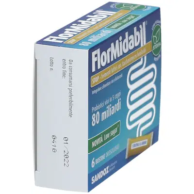 FLORMIDABIL STOP 6 BUSTINE CON STEVIA FLORMIDABIL STOP 6 BUSTINE CON STEVIA