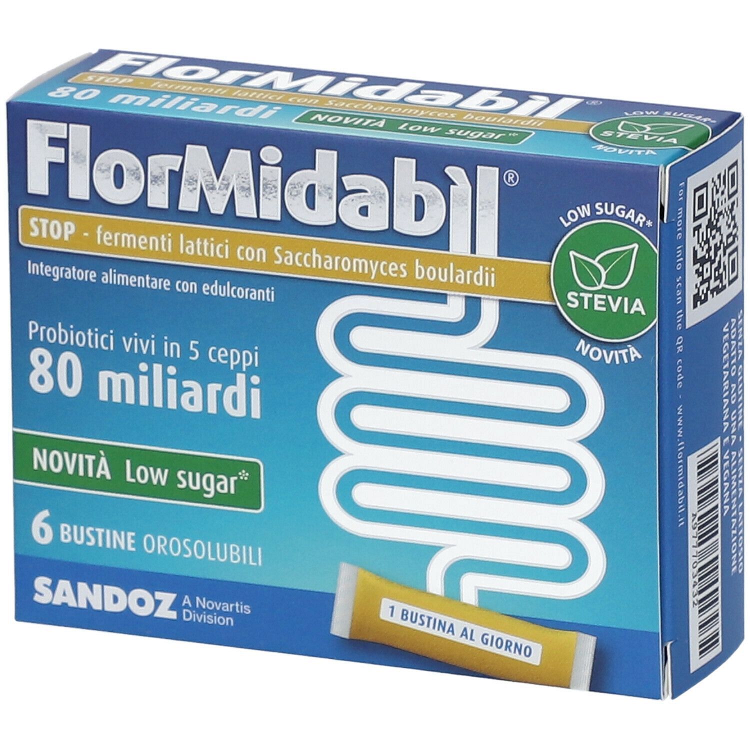 Flormidabil Stop 6 Bustine Con Stevia