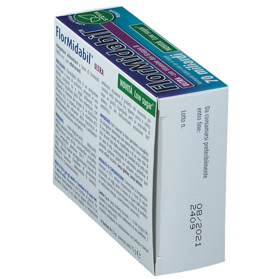 FLORMIDABIL ULTRA 10 BUSTINE CON STEVIA