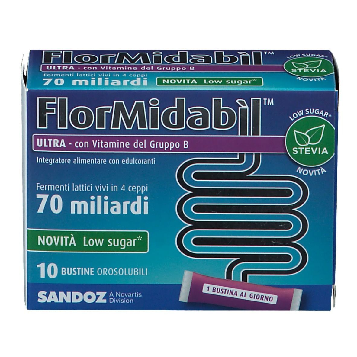 FLORMIDABIL ULTRA 10 BUSTINE CON STEVIA