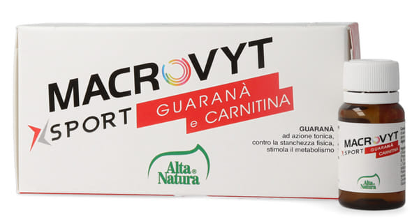 MACROVYT SPORT GUARANA' CARNITINA 10 FLACONCINI 10 ML