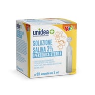 UNIDEA SOLUZIONE SALINA IPERTONICA 3% 20 AMPOLLE 5 ML