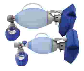 PALLONE PER RIANIMAZIONE AMBU PLURIUSO COMPLETO DI MASCHERA E RESERVOIR PER BAMBINI