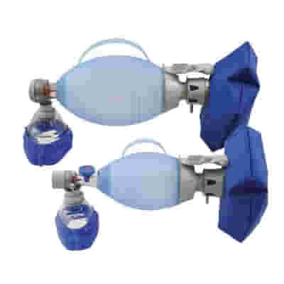 PALLONE PER RIANIMAZIONE AMBU PLURIUSO COMPLETO DI MASCHERA E RESERVOIR PER BAMBINI