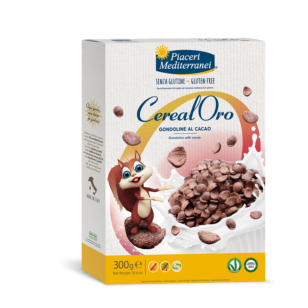 Piaceri Mediterranei Cerealoro Gondoline Cacao 300 G