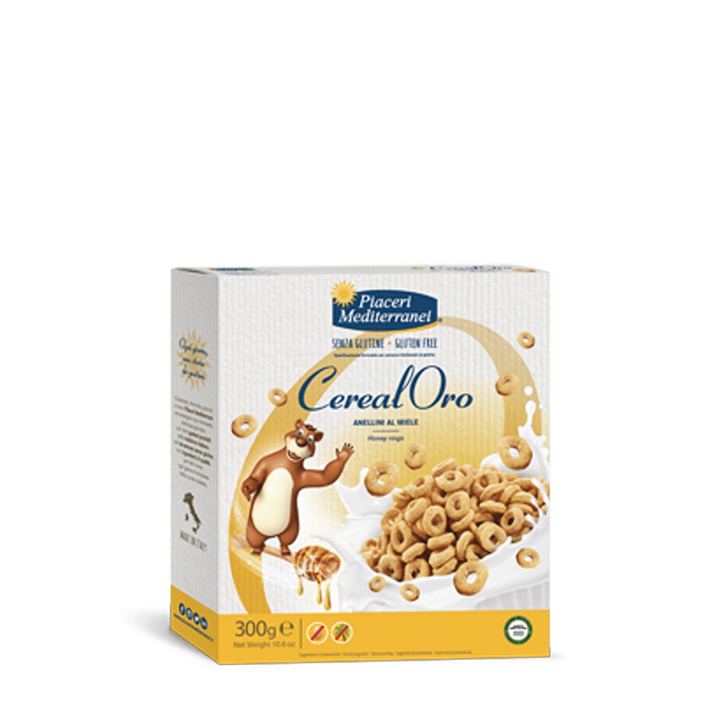 Piaceri Mediterranei Cerealoro Anellini Miele 300 G