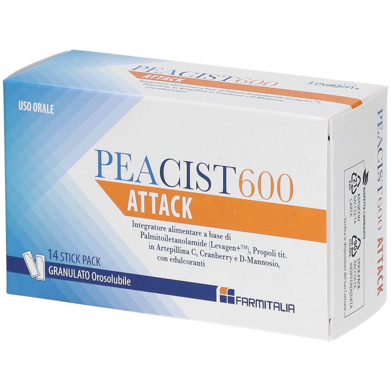 Peacist 600 Attack 14 Stick Pack Orosolubili