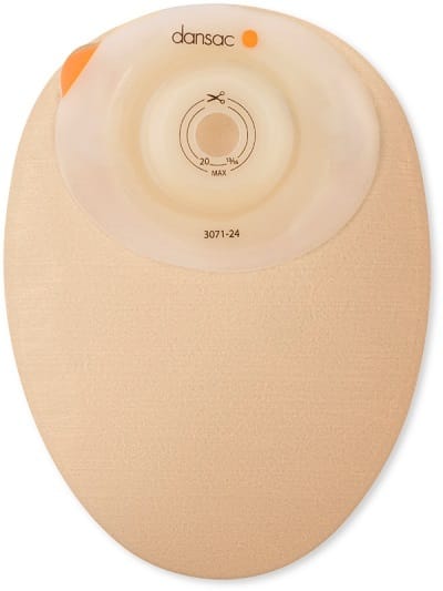 DANSAC NOVALIFE TRE 1 SACCA CHIUSA SOFTCONVEX MIDI PER COLOSTOMIA CON FINESTRA RITAGLIABILE 15-24MM 450 ML 10 PEZZI