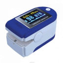 SATURIMETRO PORTATILE BLU CON INDICE PERFUSIONALE