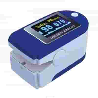 SATURIMETRO PORTATILE BLU CON INDICE PERFUSIONALE