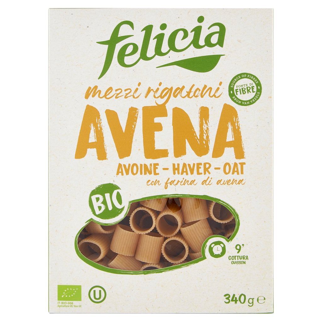 Felicia Mezzi Rigatoni Avena 340 G