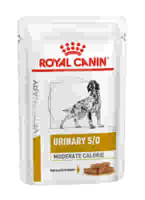 VETERINARY HEALTH NUTRITION WET DOG URINARY S/O MODERATE CALORIE 12 X 100 G