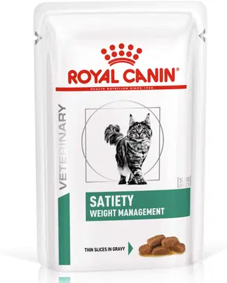 VETERINARY HEALTH NUTRITION WET CAT SATIETY WEIGHT MANAGEMENT 12X85 G VETERINARY HEALTH NUTRITION WET CAT SATIETY WEIGHT MANAGEMENT 12X85 G