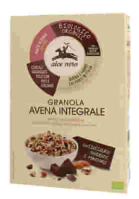GRANOLA AVENA INTEGRALE CON CIOCCOLATO FONDENTE E MANDORLE 300 G