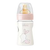 CHICCO BIBERON ORIGINAL 150ML TOUCH 1 FORO GIRL CON TETTARELLA IN CAUCCIU'