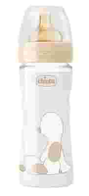 CHICCO BIBERON ORIGINAL 250ML TOUCH REGULAR UNISEX CON TETTARELLA IN CAUCCIU'