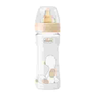 CHICCO BIBERON ORIGINAL 330ML TOUCH REGULAR UNISEX CON TETTARELLA IN CAUCCIU'