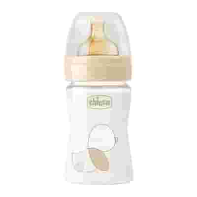 CHICCO BIBERON ORIGINAL 150ML VETRO 1 FORO 1 FORO UNISEX CON TETTARELLA IN CAUCCIU'
