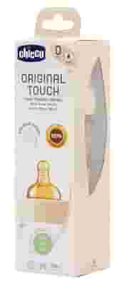 CHICCO BIBERON ORIGINAL 240ML VETRO 1 FORO 1 FORO UNISEX CON TETTARELLA IN CAUCCIU'