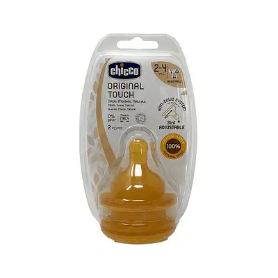 CHICCO TETTARELLA ORIGINALE T REGOLARE CAUCCIU' 2 PEZZI CHICCO TETTARELLA ORIGINALE T REGOLARE CAUCCIU' 2 PEZZI
