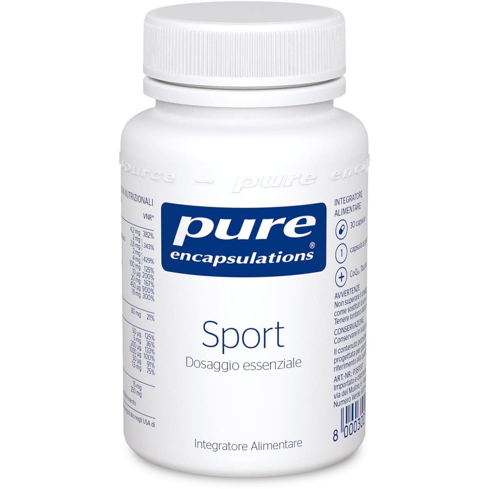 Pure Encapsulations Sport 30 Capsule