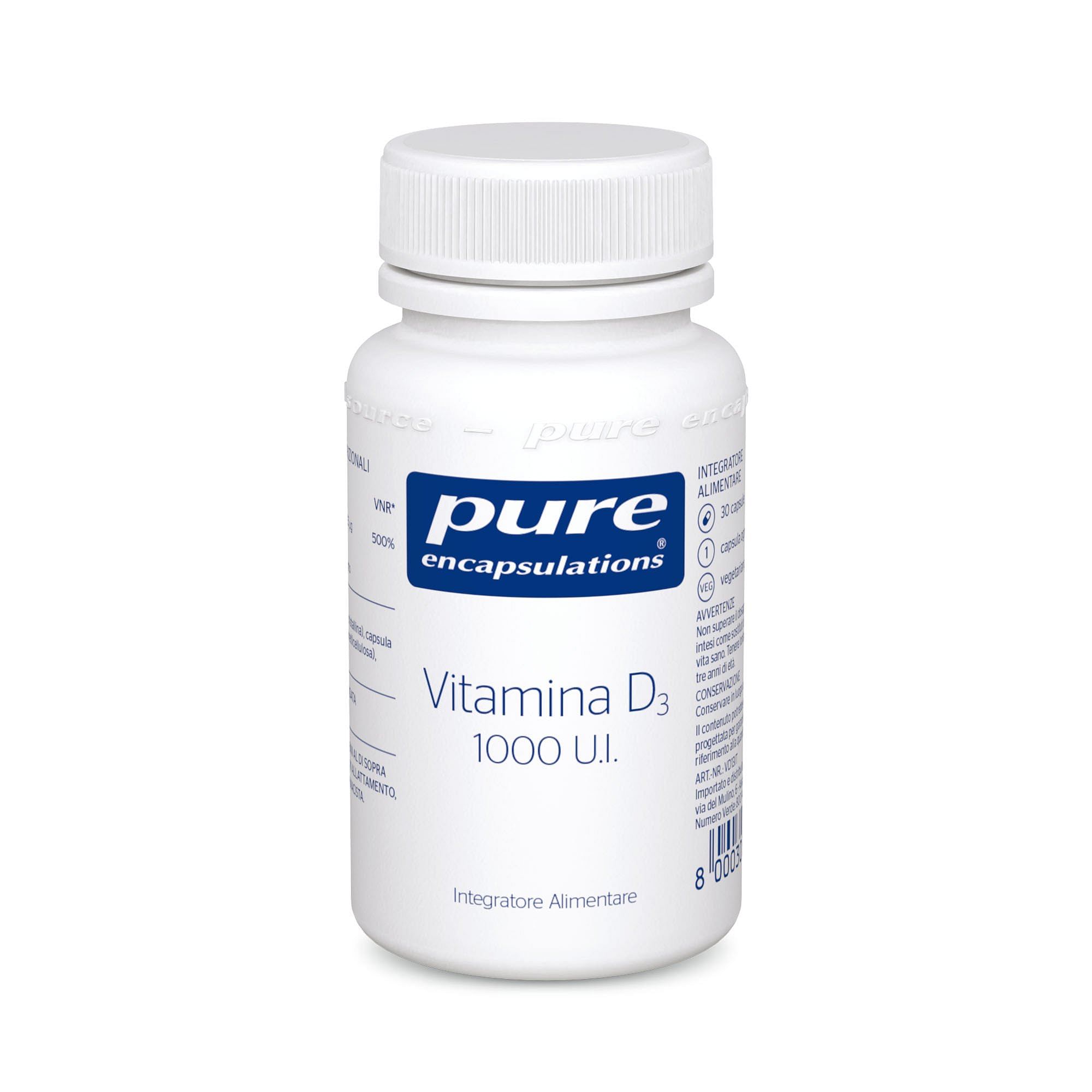 Pure Encapsulations Vitamina D3 30 Capsule