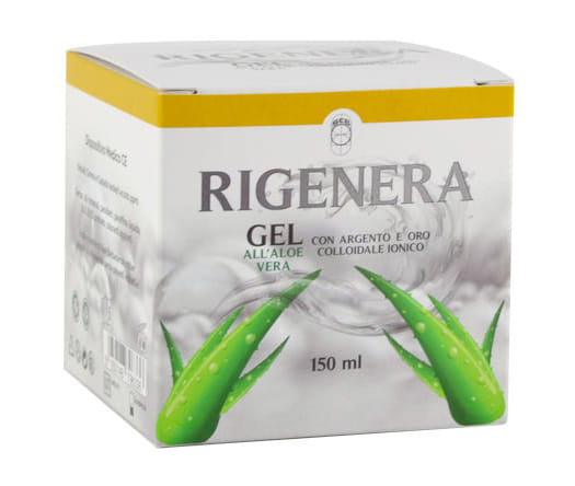 GEL RIGENERA ALOE ARGENTO E ORO COLLOIDALE 150 ML