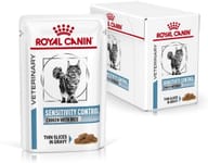 VETERINARY HEALTH NUTRITION WET CAT SENSITIVITY CONTROL CHICKEN WITH RICE 12X85 G