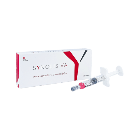 Synolis V A Soluzione Iniettabile Viscoelastica Isotonica In Siringa Preriempita Di Sodio Ialuronato 80 Mg  E Sorbitolo 160 Mg Capacita' Siringa 4 Ml 