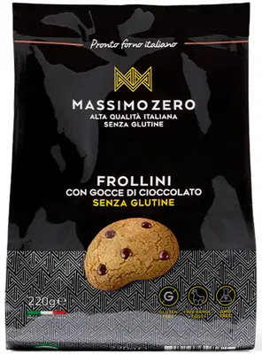 MASSIMO ZERO FROLLINI GOCCE CIOCCOLATO 220 G MASSIMO ZERO FROLLINI GOCCE CIOCCOLATO 220 G