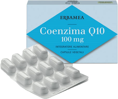 Erbamea Coenzima Q10 100 Mg 24 Capsule Vegetali