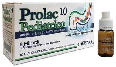 PROLAC10 PEDIATRICO FERMENTI LATTICI 10 FLACONCINI 8 ML PROLAC10 PEDIATRICO FERMENTI LATTICI 10 FLACONCINI 8 ML
