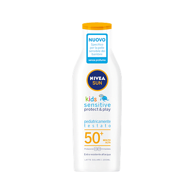 NIVEA SUN KIDS SENSITIVE PROTECT & PLAY LATTE FP50+ 200 ML