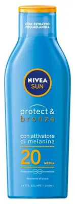 NIVEA SUN PROTECT & BRONZE LATTE FP20 200 ML NIVEA SUN PROTECT & BRONZE LATTE FP20 200 ML